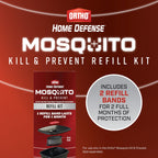 Ortho Home Defense Mosquito Kill and Prevent Refill Kit - Controls Mosquitoes and Larvae, Easy-to-Use, Mosquito Killer Protects up to 4,300 sq. ft., 2 Refill Bands