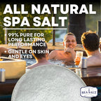 Hot Tub Spa Salt for Water Systems & Chlorine Generators, Pool Salt for Hotspring, Jacuzzi, Caldera, Ace, & Freshwater, 5 Lbs/500 Gallons