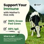 Immerge Health Super Colostrum Capsules - 120 Count High IgG Bovine Supplement for Gut Health, Hair Growth, Bloating & Immunity - 100% Grass Fed First Milking, Tasteless & Travel Friendly, USA Made
