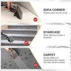 【Upgrade】Universal Upholstery Attachment with 12-FT Hose,Compatible with Rug Doctor Mighty Pro,X3,Wide Track Carpet Cleaner,Clean Carpet,Stair, Mattresse,Remove Dirt and Odor,2-Year Warranty
