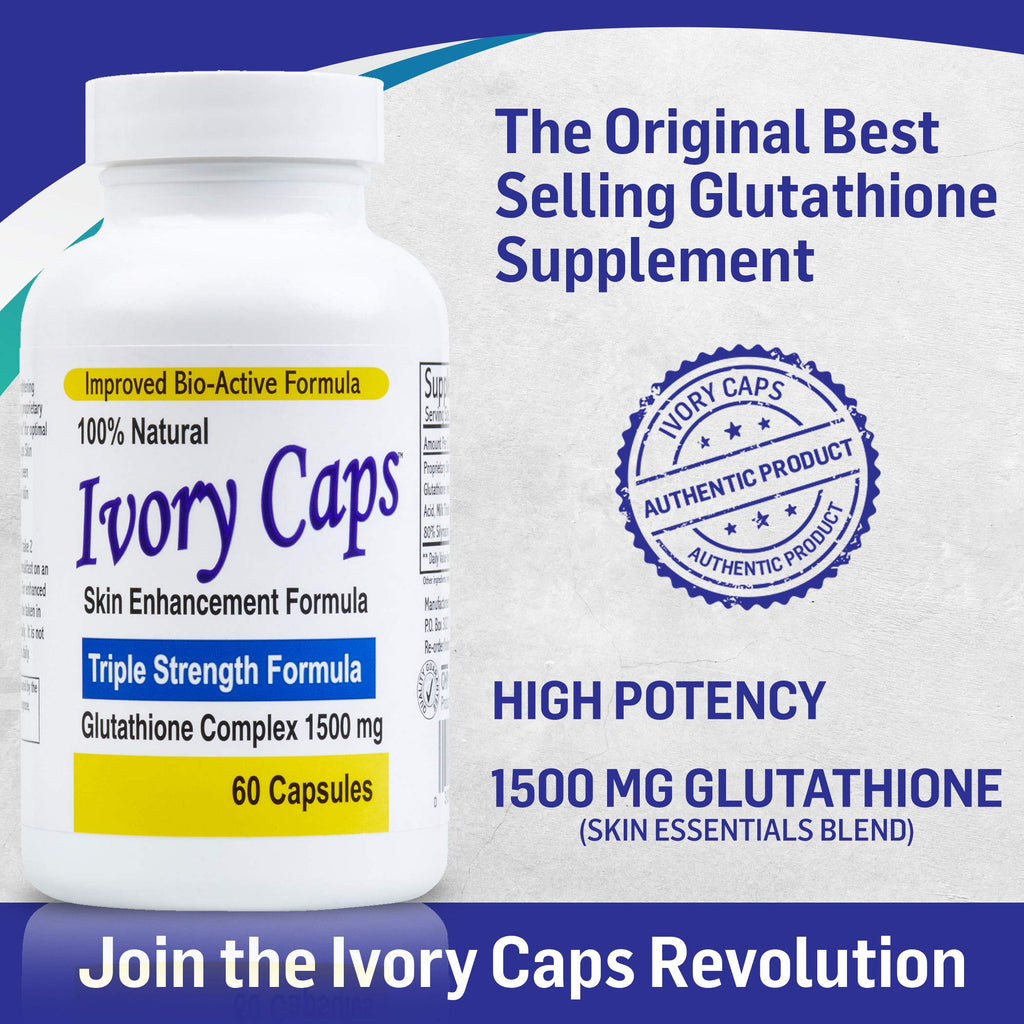 (Pack of 4) - Ivory Caps Skin Whitening Glutathione 240 Pills