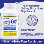 (Pack of 4) - Ivory Caps Skin Whitening Glutathione 240 Pills