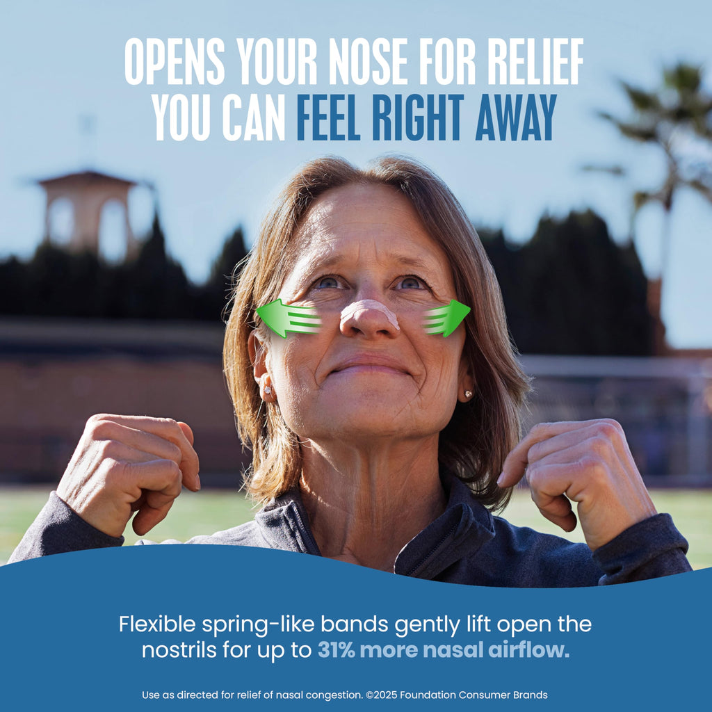 Breathe Right Extra Strength, Nasal Strips, Menthol Scent, Drug Free Nasal Congestion Relief for Better Breathing, Help Relieve Snoring, 26ct