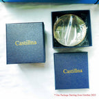 Castillna 14K Plated Gold Bangle Bracelets for Women, Set of 7 Pieces, 9 Inches
