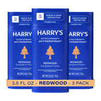 Harry's Extra-Strength Antiperspirant Deodorant - Redwood - 2.5 oz (3 Pack)