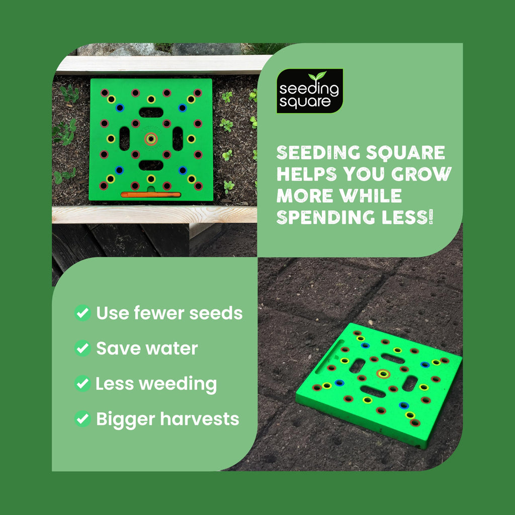 Seeding Square Planting Tool, Seed Planter for Square Foot Gardening Kit