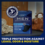 Tena Men Light Incontinence Protective Shield for Men, Bladder Control, Discrete, Light Absorbency, 58 Count