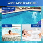 HYCHEK 7 in 1 Accurate Pool & Spa Test Strips, 150-Count Hot Tub Test Strips | Lab Recommended | Water Chemical Testing Kit for Bromine, Chlorine, pH, Hardness, More, Fast & Easy Test Way