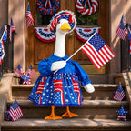 ARGOOFG Porch Goose 4th of July Outfits Clothes for Large 23" H Statue