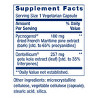 Life Extension Arterial Protect - Blood Pressure Supplement for Heart Health - with gotu kola and Pycnogenol Dried French Maritime Pine bark extracts - Gluten-Free, Non-GMO, Vegetarian - 30 Capsules