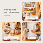 Freshpet Healthy & Natural Dog Food, Fresh Beef Roll, 6lb