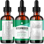 (3 Pack) GlycoFreedom Drops, GlycoFreedom, GlycoFreedom Liquid Drop, Advanced Formula GlcoFreedom, 2oz, 60ml, 3 Months Supply.