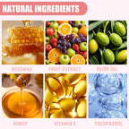 10 PCS Bee Lip Balm Honey Pot, Strawberry, Watermelon, Apple Lime, Cherry, Mint, Coconut, Aloe, Grapes & Peach Flavors, Honey Lip Balm Bulk, Moisturizing Lip Mask Overnight, Mothers Day Gifts