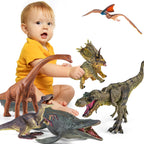 Lavesom 6PCS Jumbo Dinosaur Toy Set, Realistic Dinosaurs Toys for Kids - Large Dino Playset for Boys and Girls 3 4 5 6 7 Year Old Children Birthday Dinosaur Lovers