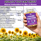Liposomal Glutathione Supplement, Extra Strength 1000mg Glutathione Softgel