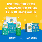 Lemi Shine Shine and Dry Natural Dishwasher Rinse Aid - Hard Water Stain Remover - 25.35 fl oz