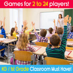 THE BAMBINO TREE Sight Word Bingo Game Level 1 and 2 - Educational Games for Kids - Learn to Read Vocabulary for Kindergarten 1st Grade - Dolch's Fry's Words Lists