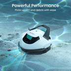 (2026 Upgrade) AIPER Seagull SE Cordless Robotic Pool Cleaner, Above Ground Pool Vacuum with LED Indicator, Lasts 100 Mins, Self-Parking, Ideal for Flat Pools up to 860 sq.ft