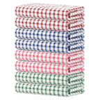 Nialnant 8 Pack Kitchen Towels, Dish Towels for Kitchen, 100% Cotton Dish Cloths for Washing Dishes, Quick Drying Reusable Cleaning Rag - 25 x 16 in
