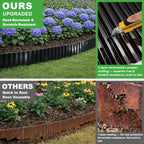 SJPULMO Corrugated Metal Edging, 6"x45Ft Rust-proof Landscape Edging Border