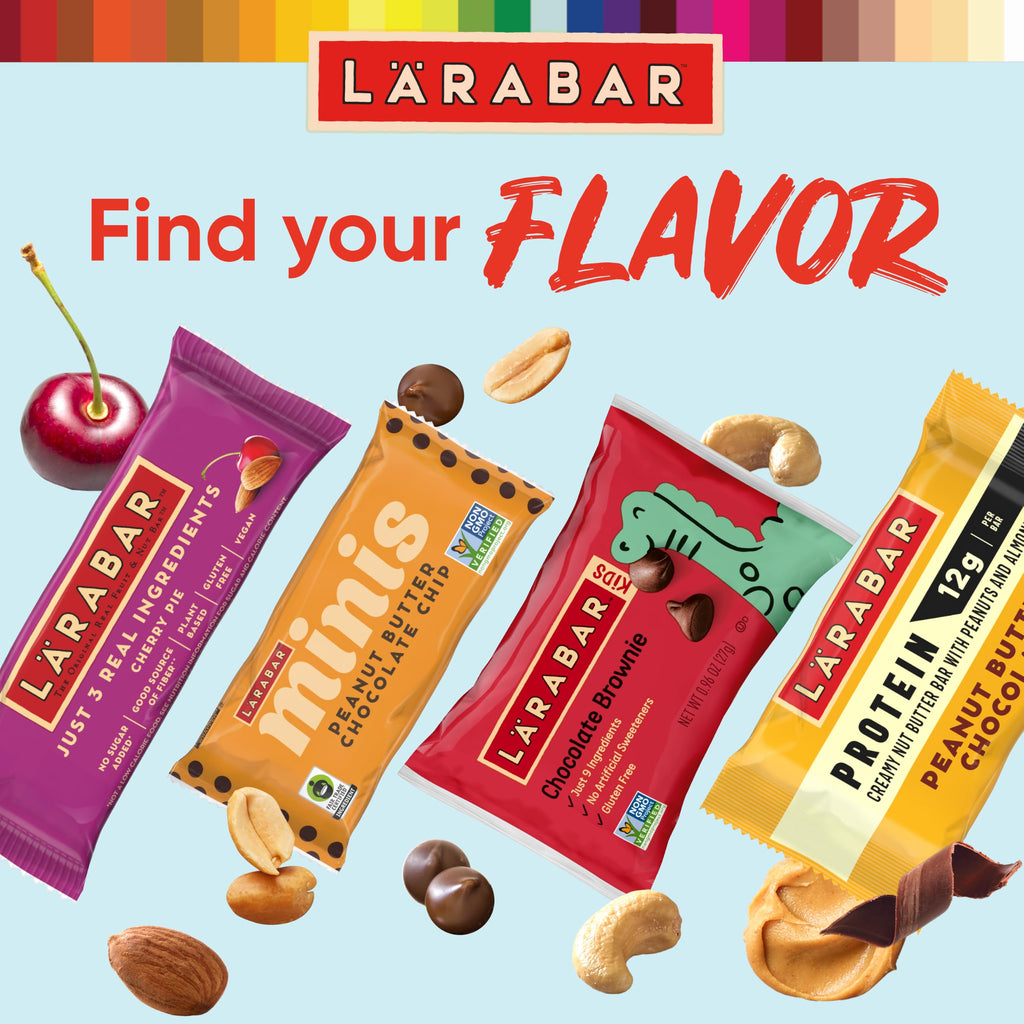 Larabar Chocolate Chip Cookie Dough, Fruit & Nut Bars, 18 ct, 28.8 oz