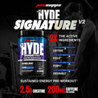 ProSupps Mr. Hyde Signature V2, Pre Workout Powder with Creatine, Beta Alanine & Caffeine - Performance, Energy & Endurance - Clean Fitness & Gym Supplements for Men & Women (Blue Razz, 30 Servings)