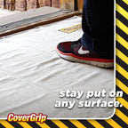 CoverGrip 8 oz Canvas Safety Drop Cloth, 3.5' x 12'