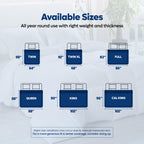 Utopia Bedding Duvet Insert, Comforters Queen Size 88 x 88 Inches, White
