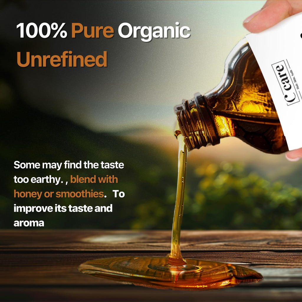 Black Seed Oil Organic Cold Pressed Unrefined Glass Bottle | USDA Certified Organic Black Cumin Seed Oil | High Thymoquinone Omega 3 6 9 | For Immune Support, Joints, Digestion, Hair & Skin | 8 Fl oz