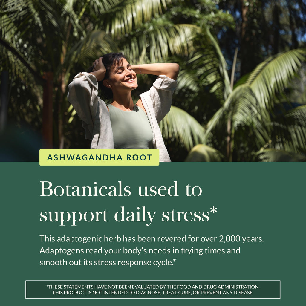 Gaia Herbs Ashwagandha Root - Stress Relief & Sleep Support Supplement - Supports Balanced Energy Levels & Positive Outlook* - 60 Vegan Liquid Phyto-Caps (30 Servings)