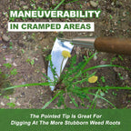 Haliaeetus Sickle Hoe, 58'' Long Handle Japanese Hand Hoe for Removing Weed