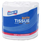 Genuine Joe Standard Bath Tissue, 4" x 4", 2-Ply, 550 Sheets/Roll, 80 Count