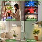 Rechargeable Battery Grow Light, Full Spectrum Indoor Cordless Plant Light
