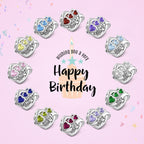 JIAYIQI Heart June Birthstone Charm for Pandora Charms Bracelet