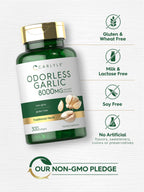 Carlyle Odorless Garlic Softgels | 300 Count | High Potency Formula | Non-GMO and Soy Free