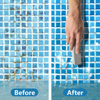 LFUTARI 16 Pcs Pools Pumice Stone, 2 Size Pool Cleaning Pumice Block, Pools Tile Cleaner Stone for Swimming Pool Spa Kitchen Bathroom Stain and Rust Removing