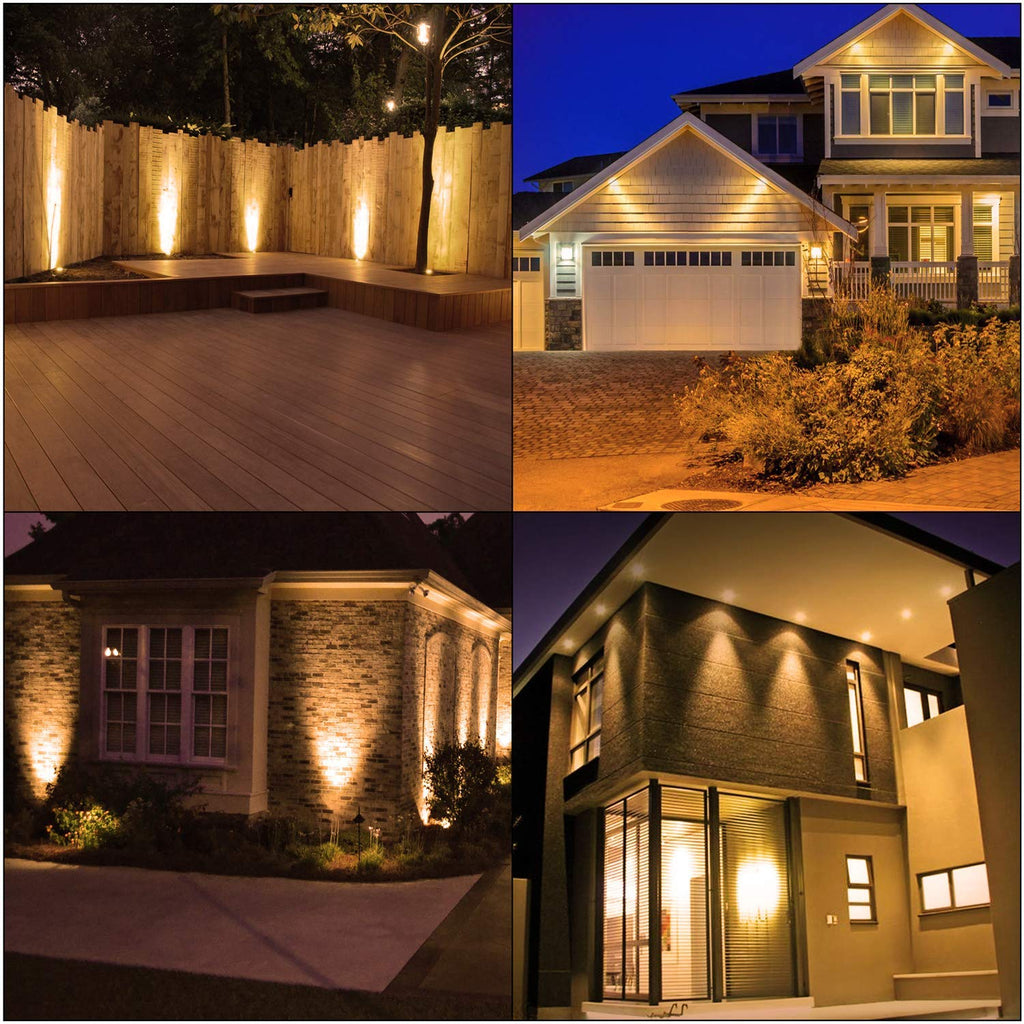 Mlambert 48 Pack MR16 LED Bulbs 50W Halogen Equivalent,2700K Warm White,5W GU5.3 MR16 12V Spotlight Bulb,Non-Dimmable,45° Beam Angle for Landscape
