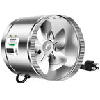 VIVOSUN 8" Metal Inline Fan 420 CFM, Exhaust Fan for Home Ventilation