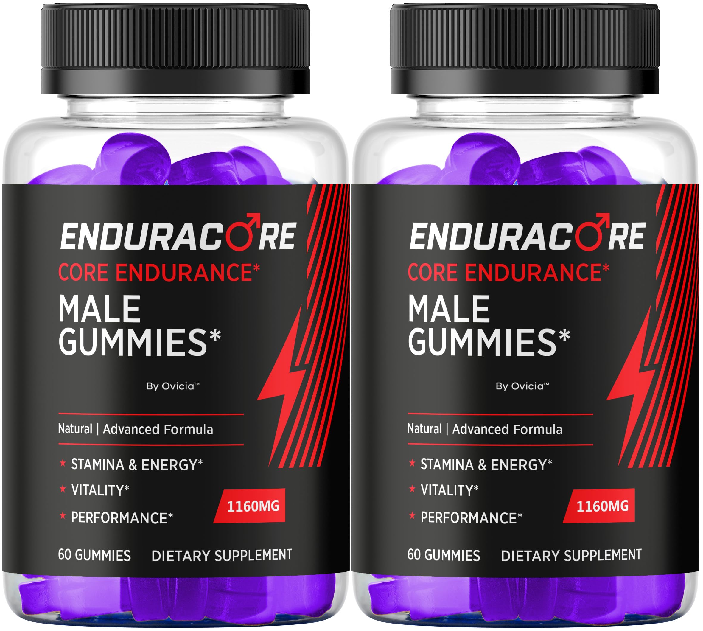 (2 Pack) Enduracore Gummies - Official Enduracore Gummys with All Natural Ingredients, Advanced Daily Maximum Strength Formula for Wellness & Overall Health Support, 120 Gummies for 2 Months