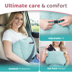 Zomaple Post Mastectomy Pillow Post Surgery – Post-Op Essentials, Breast Augmentation/Reduction & Mastectomy Recovery Supplies – Washable Cover for Comfort & Support