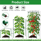 3 Pack 47x15.7x15.7Inches Square Tomato Cages for Garden,Heavy Duty Steel Tomato Trellis for Garden,Cherry Tomato Cage,Durable Tomato Plant Support for Cucumbers and Climbing Vegetables