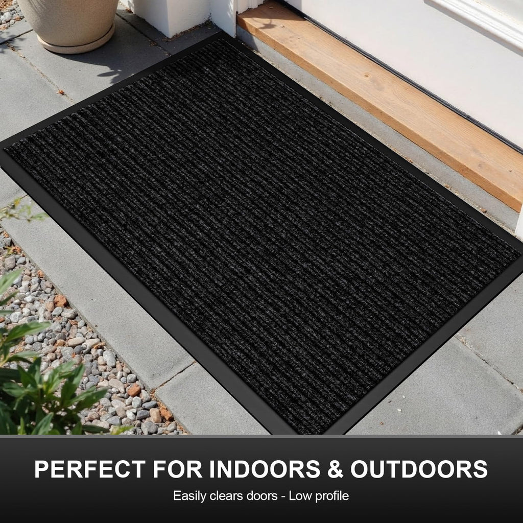 TEROKER 60"x36" Commercial Floor Mat, Non-Slip Waterproof Front Door Mat