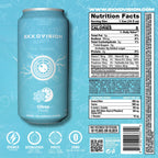 Ekkovision Energy Drink, Citrus Frost, Caffeine Free, Coconut Water, L Theanine, Alpha Gpc & L Tyrosine For Balanced Energy, Electrolytes & Smooth Hydration, 16 Fl Oz Can, 12 Pack