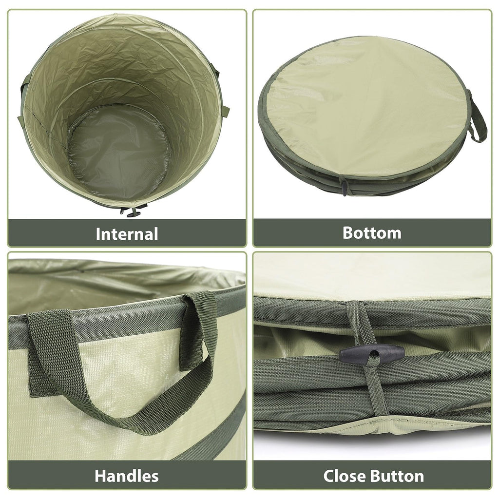 YUDI & GARDEN 45 Gallon Collapsible Garden Bag