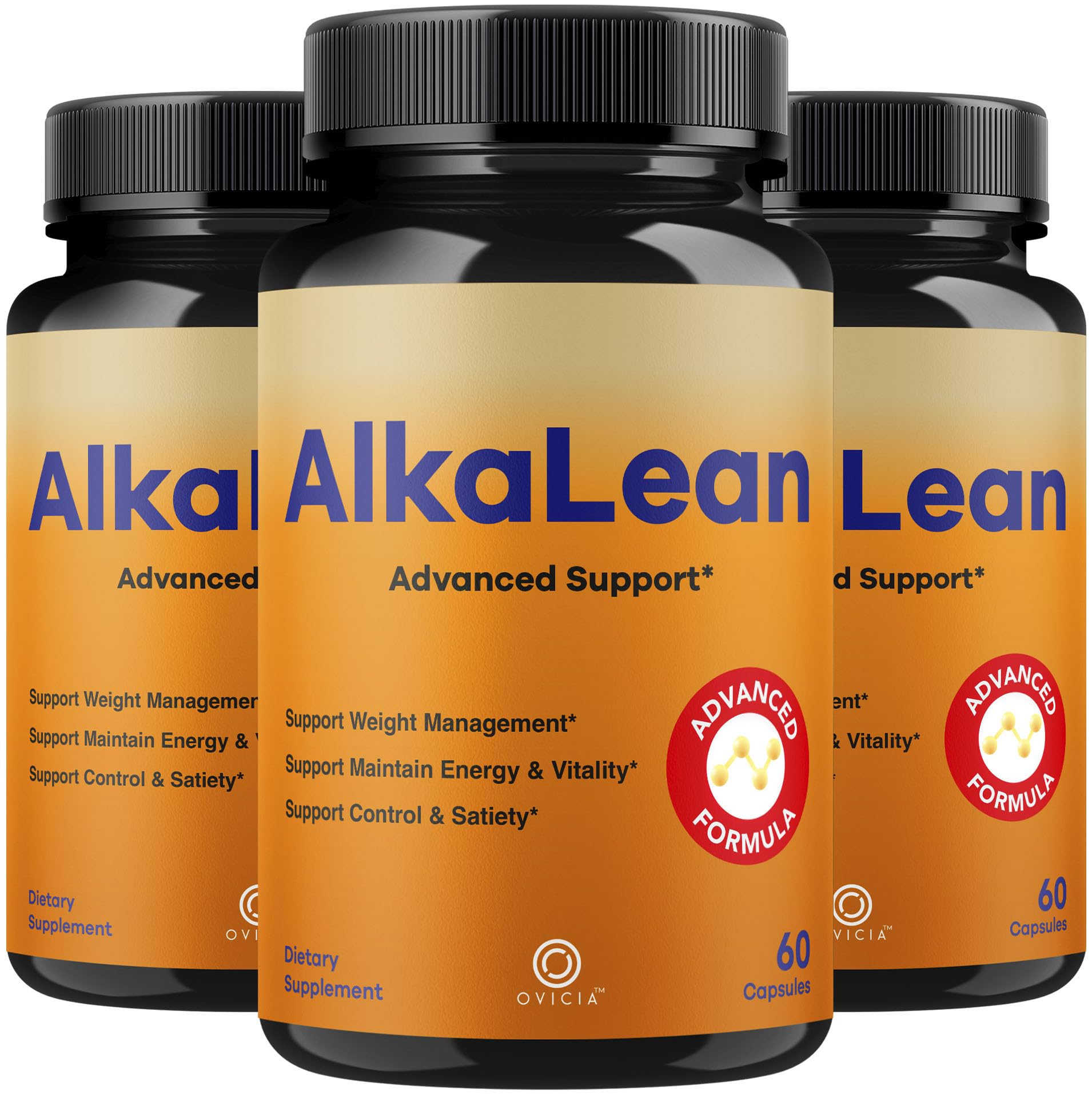 (3 Pack) Alkalean Capsules - Official Alkalean Pills Advanced Premium Support for Maximum Strength with All Natural Ingredients Vitamins for Overall Health & Wellness, 180 Capsules for 3 Months