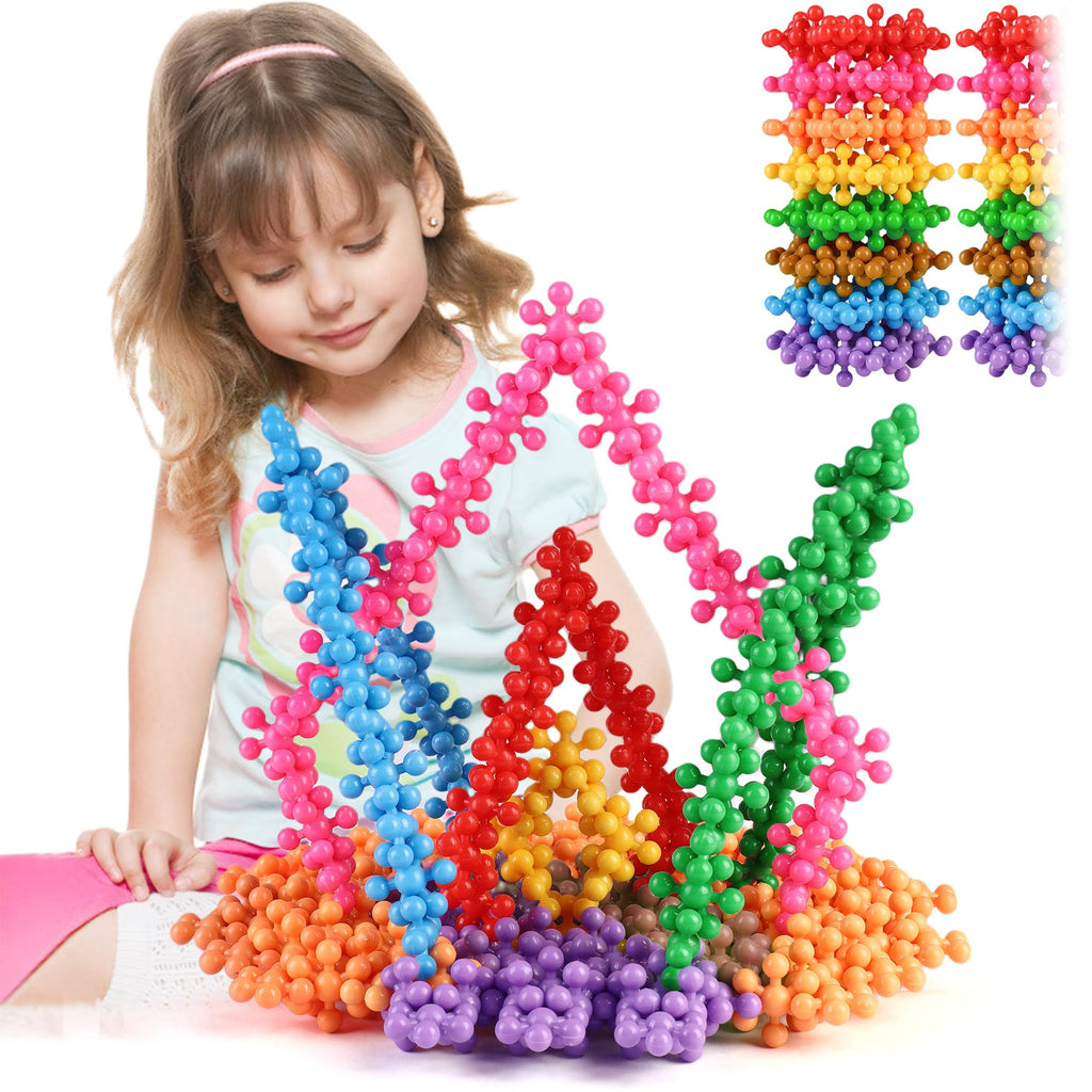 TOMYOU 300 Pcs Building Blocks Kids STEM Toys Educational Sets Interlocking Plastic for Preschool Boys and Girls Aged 3+, Safe Material Creativity
