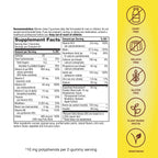 Nature's Way Alive! Women's Daily Gummy Multivitamins, 16 Vitamins & Minerals, Energy Metabolism*, Hair Skin & Nails*, Vegetarian, Mixed Berry Flavored, 130 Gummies (Packaging May Vary)