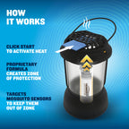 Thermacell Fuel-ZoneGuard Fuel Powered Mosquito Repeller Lantern; 15FT Zone of Scientifically Proven Outdoor Protection; Patio Shield; 12-Hr Refill; Bug Spray Alternative; Scent Free; Small; DEET-free