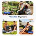 Foldable Garden Kneeler Seat, Garden Stools for Seniors, Heavy Duty Stool