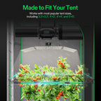VIVOSUN Grow Tent High CFM Kit for 3.3×3.3, 4×2, 4×4, 5×5 Grow Tent
